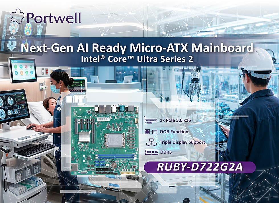 포트웰코리아, Micro-ATX RUBY-D722G2A 출시