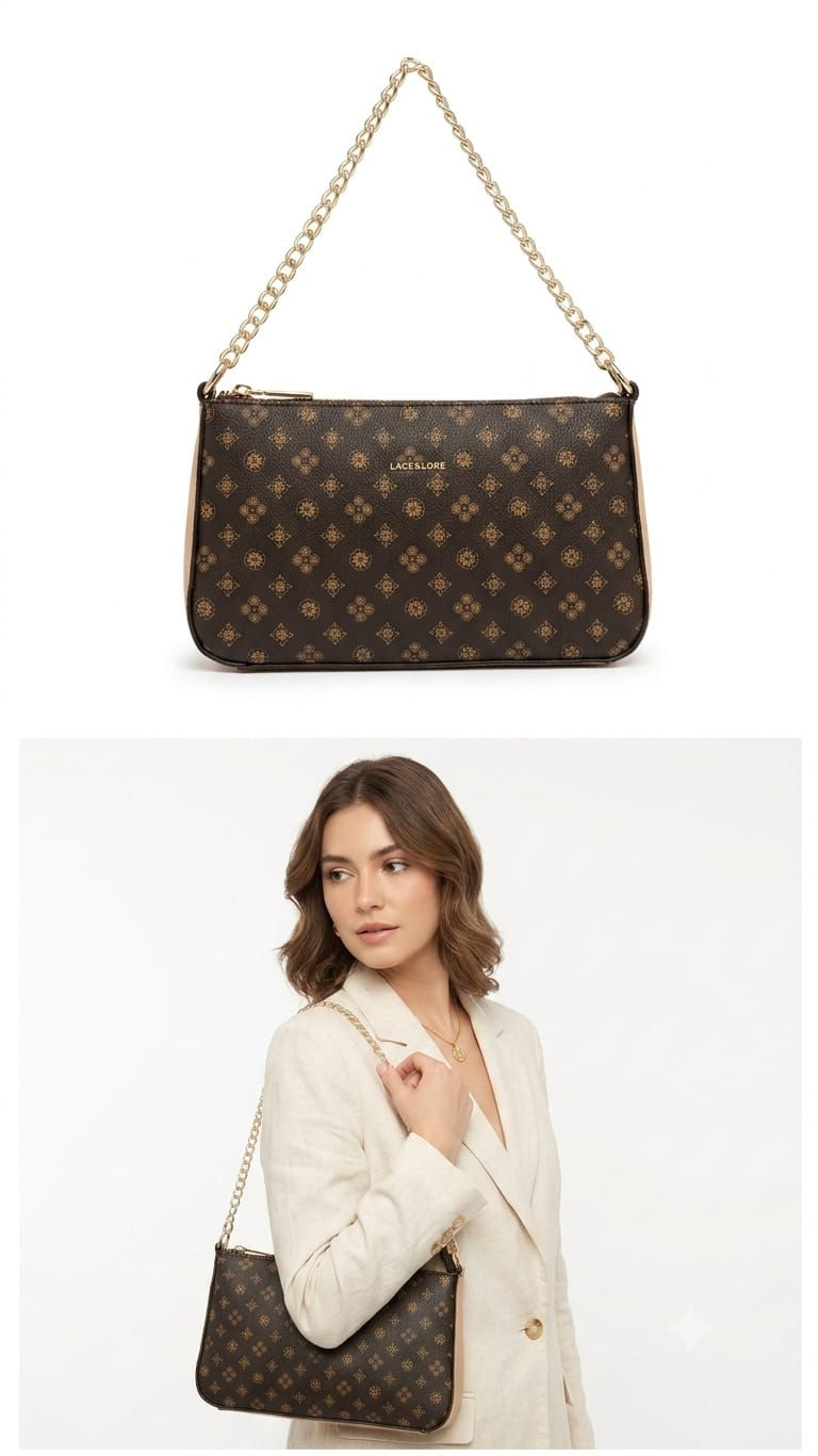 Miniatura: Bolsa Feminina Marrom Louis Vuitton