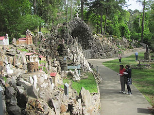 Ave Maria Grotto featuring delightful miniatures.