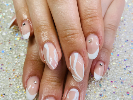 Deconstructed French Nails