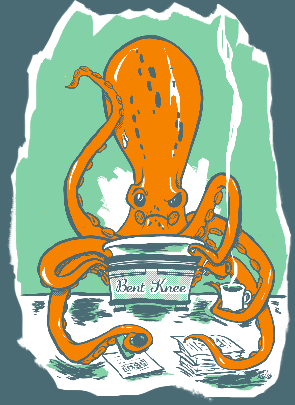 Bent Knee Merchandise Design