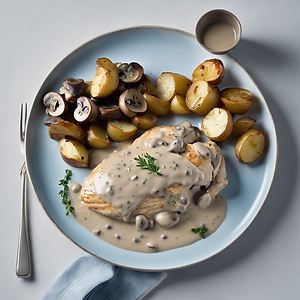 Chicken with Mushroom Sauce