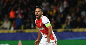 FALCAO CON UN TRIPLETE DEVUELVE AL MÓNACO EL LIDERATO