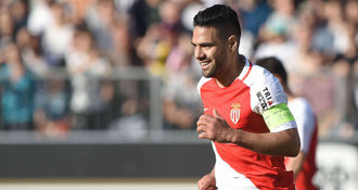 CON UN GOLAZO DE FALCAO EL MONACO GANA Y SE MANTIENE DE LIDER