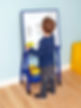 Small Height Adjustable A-Frame Mobile Easel
