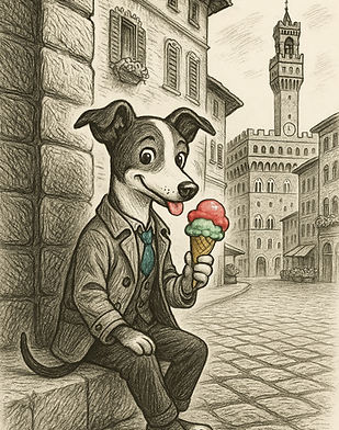 旅するGentl Dog(イタリア編)-ジェラートでひと休み-.png