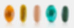 Espositore di capsule colorate