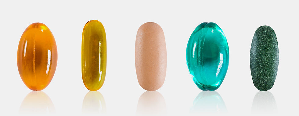 Colorful Capsules Display