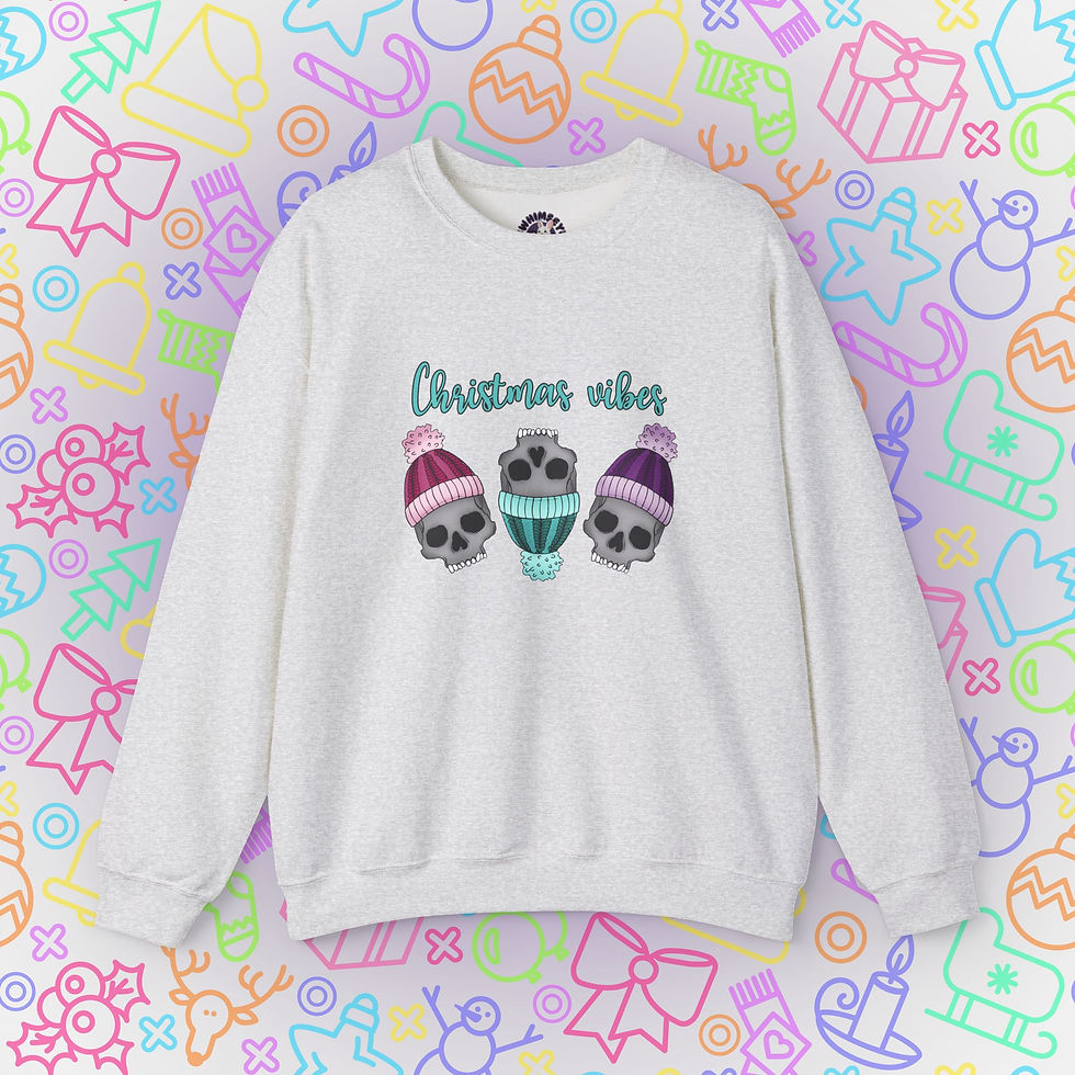 "Christmas Vibes" Unisex Graphic Sweatshirt