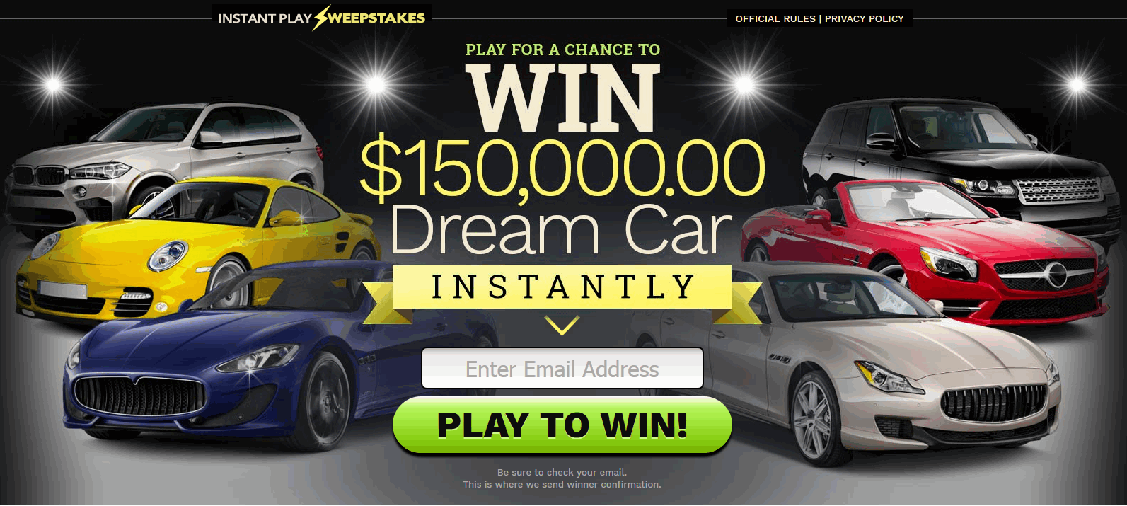 win a 150 000$ dream car