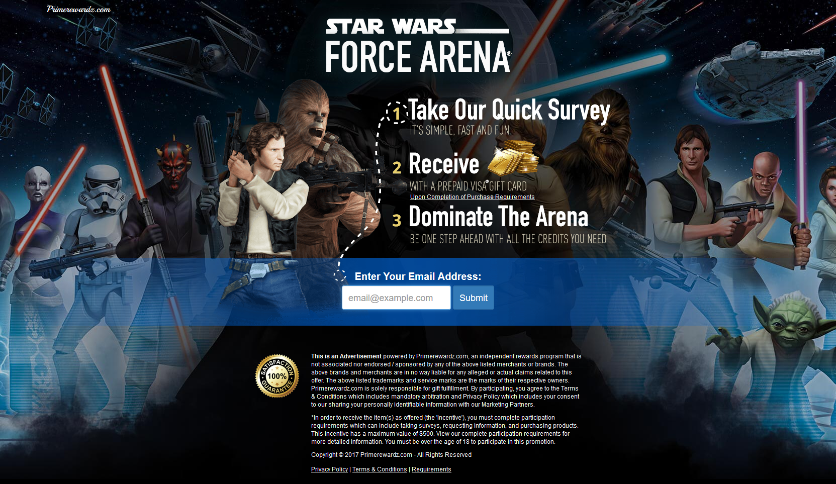 force arena free giveaway