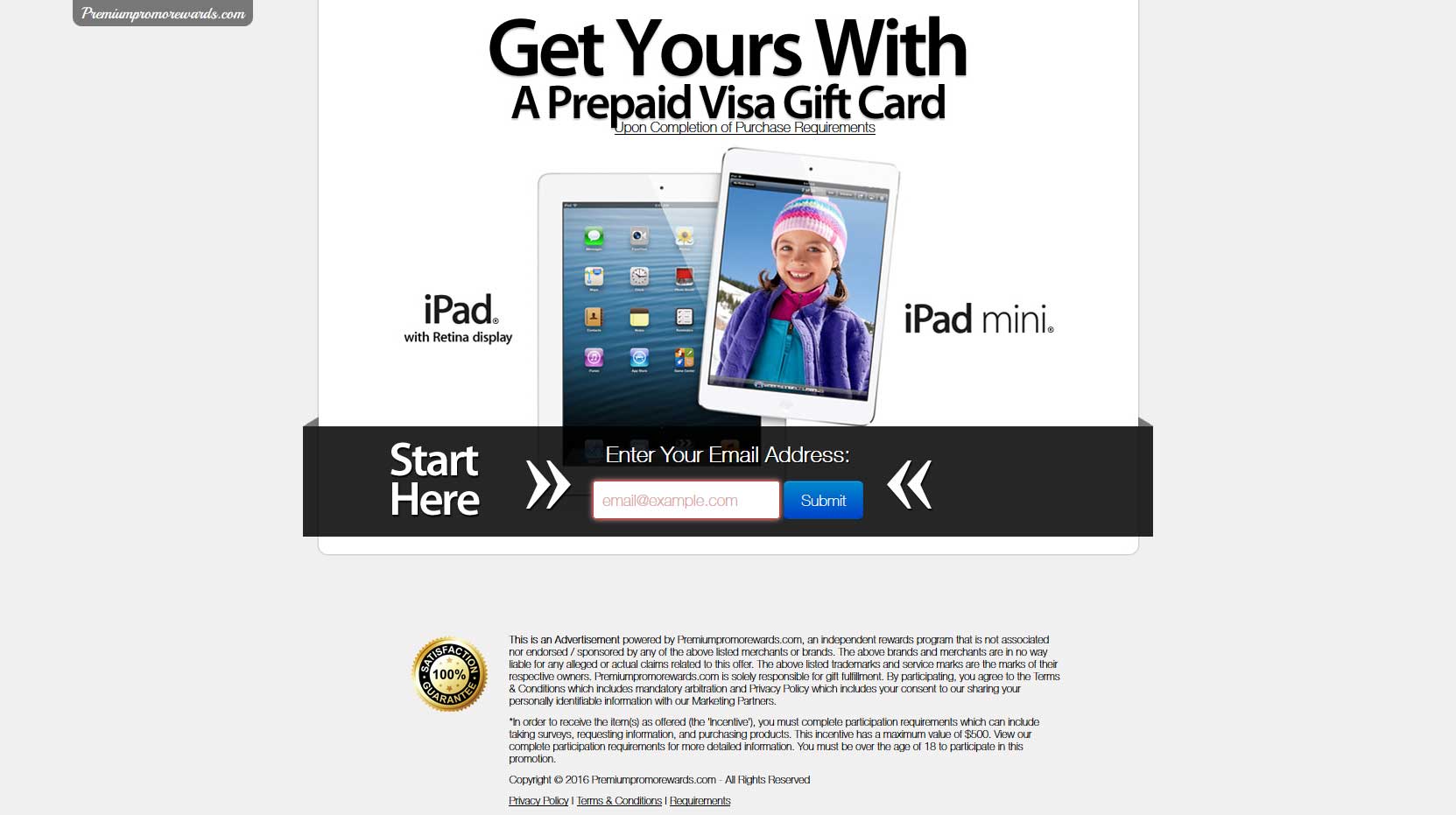 IPad prepaid visa gift card