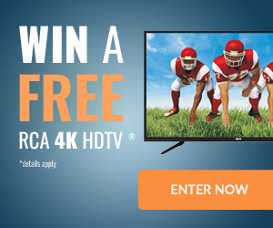 win a free 4k HDTV