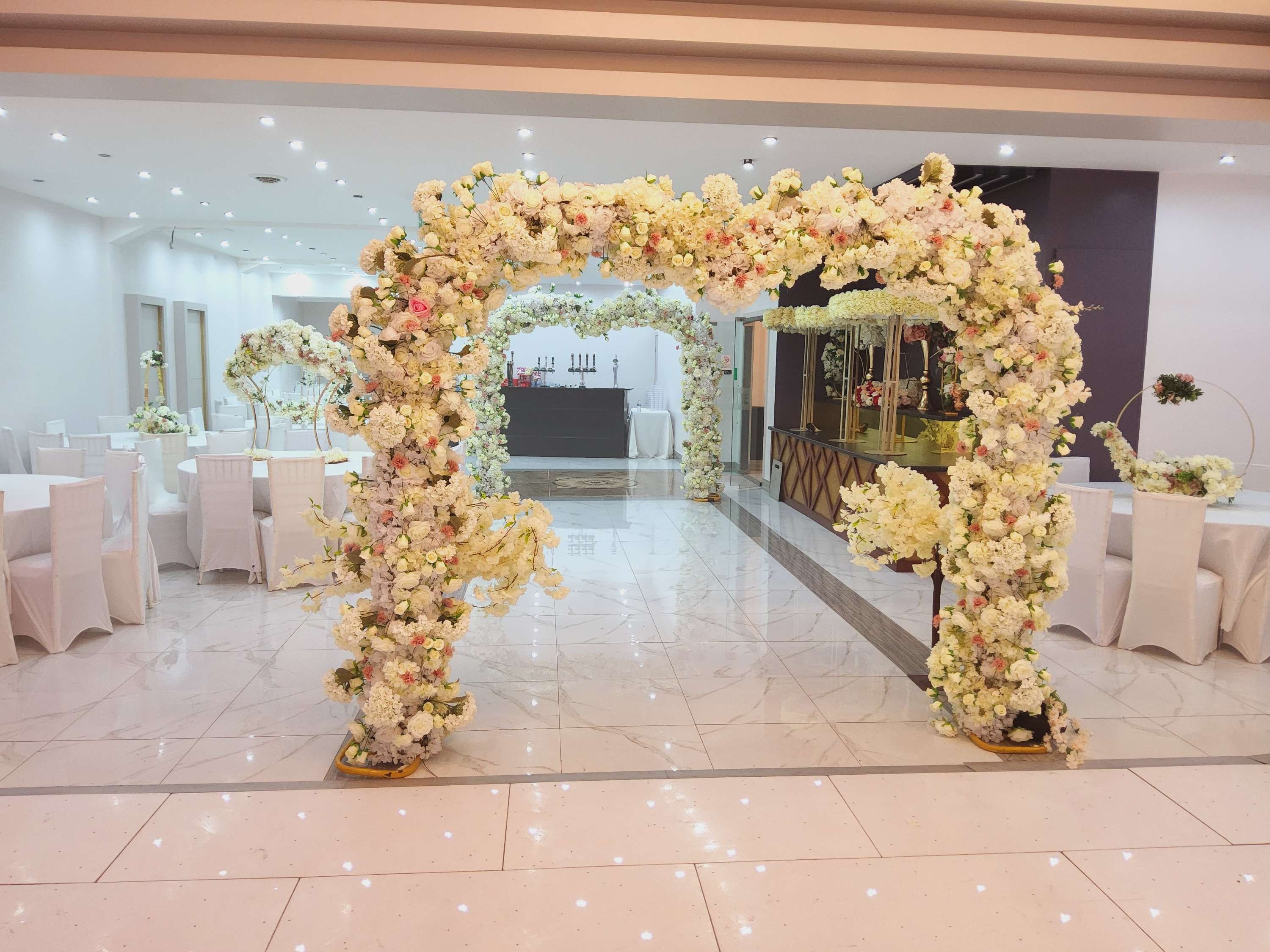 wedding Floral arch available for hire, flower arch,