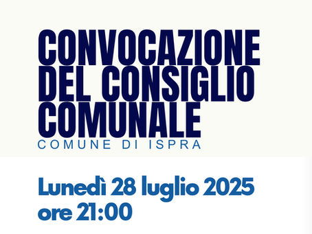 Consiglio comunale del 28 luglio 2025