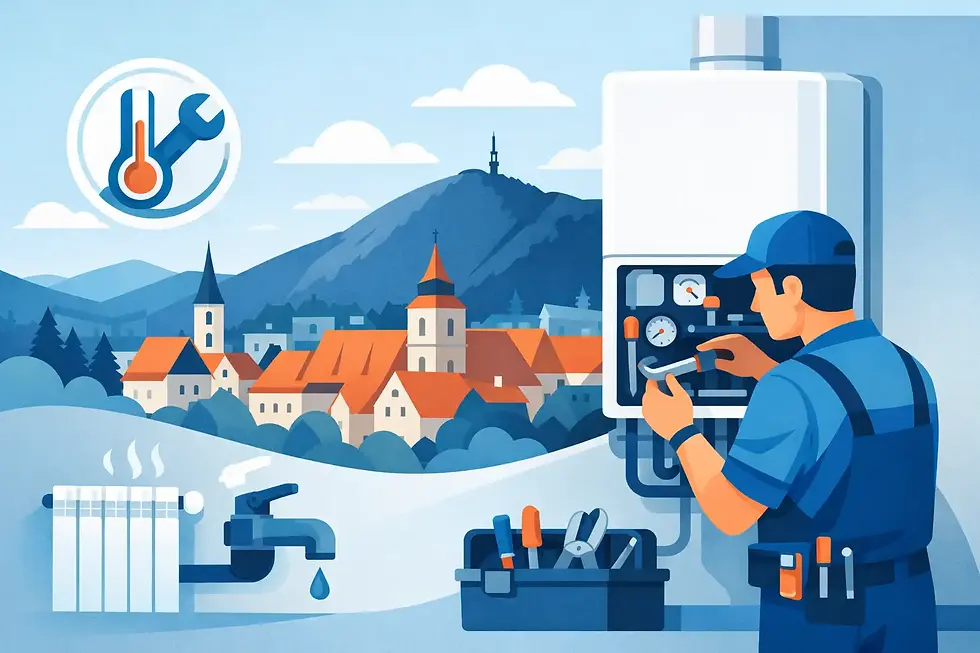 Reparație centrală termică Brașov rapid