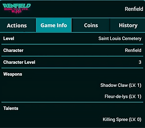 Game live information screen from the Gateway Twitch extension