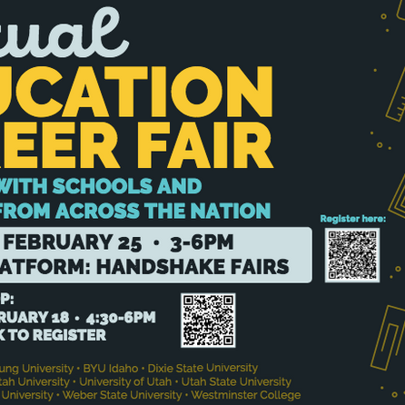 Check out the Education Career Fair!