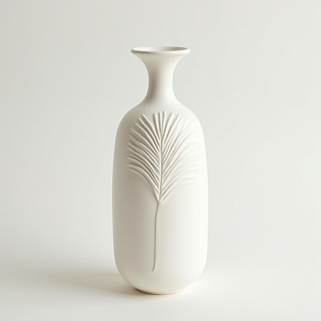 Ceramic Palm Vase
