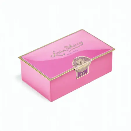 Louis Sherry 2 Piece Draper Pink Tin