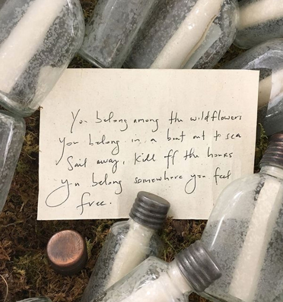 Thumbnail: "Message in a bottle "