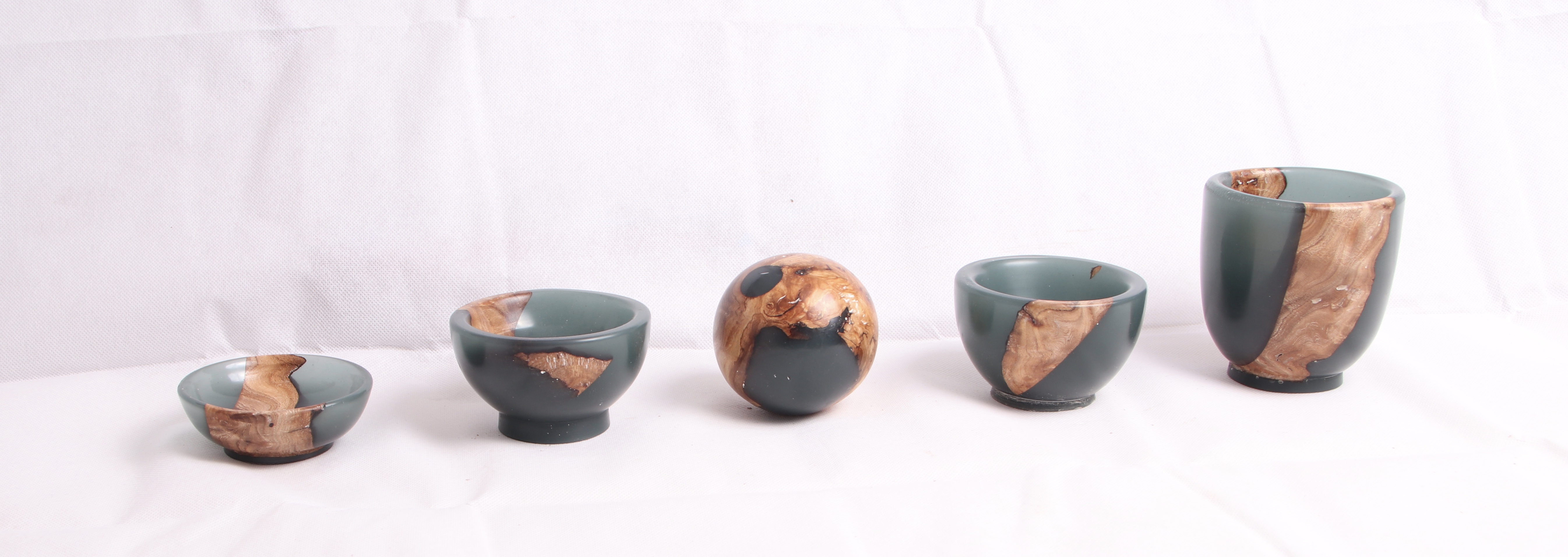 Resin and Burr Elm Collection