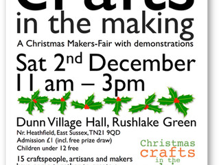 Christmas crafts in the making