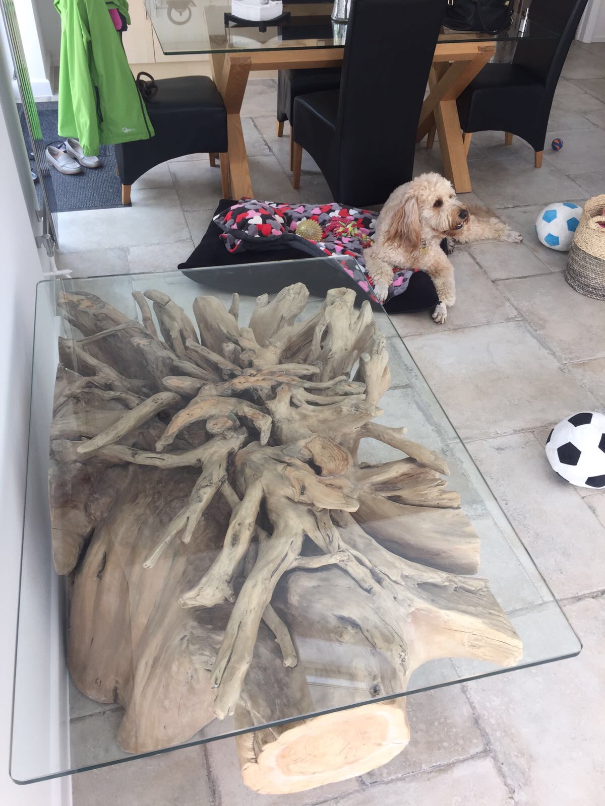 Stunning tree root table commision
