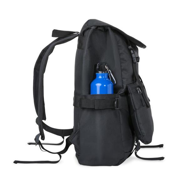 Miniatura: Mochila Em Polyester 600D - 18L - Preta