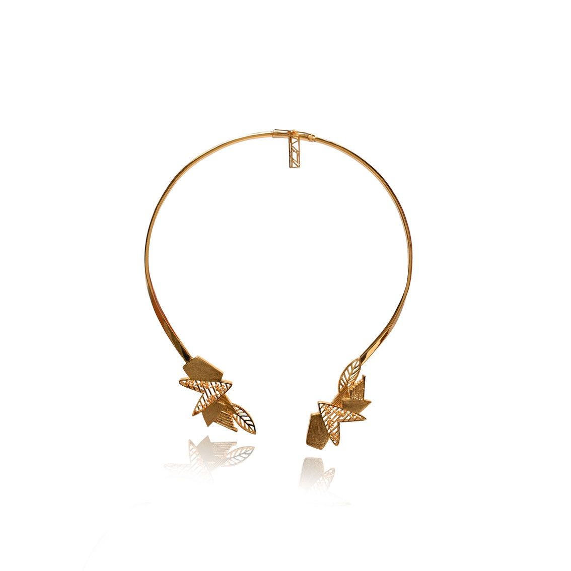 FRONT OPEN ABSTRACT NECKLACE