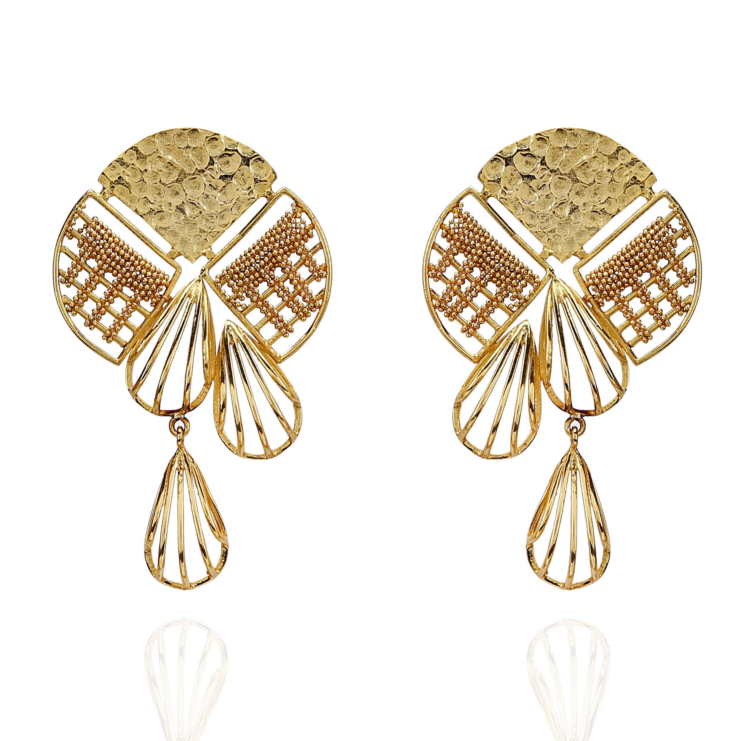 GOLDEN DRIZZLE DANGLERS