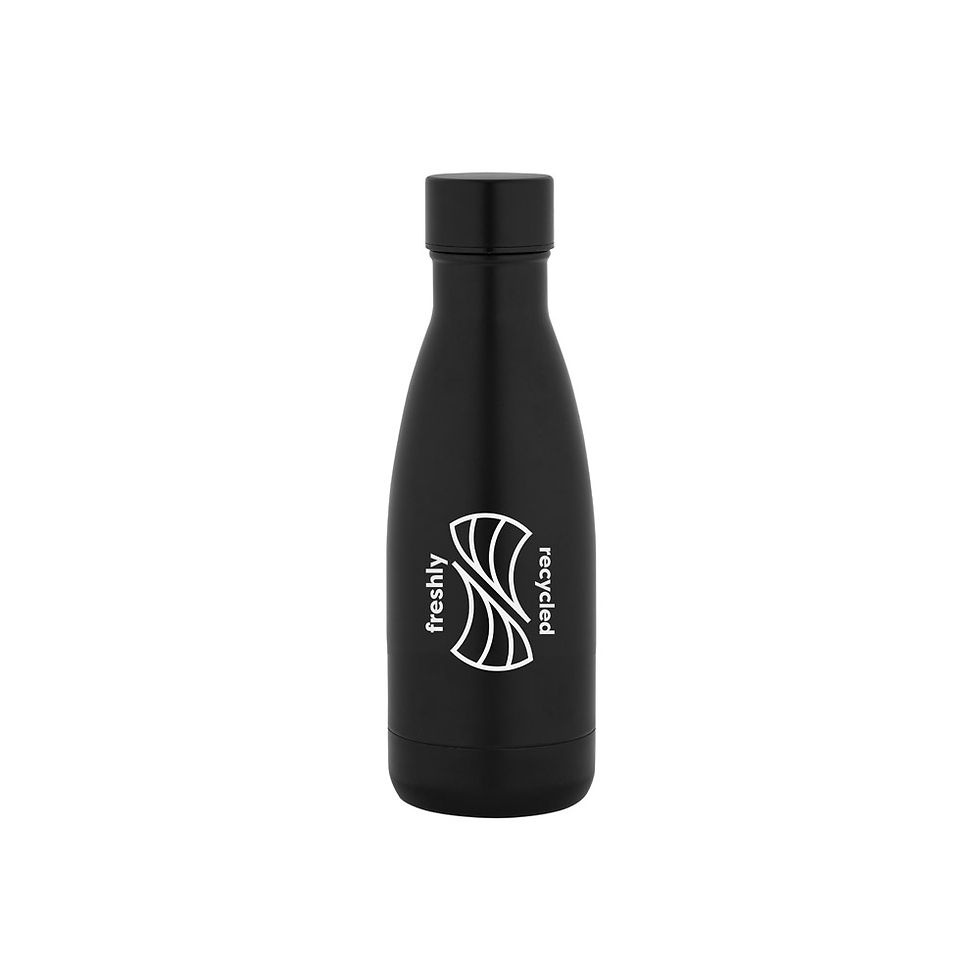 Miniatura: Garrafa térmica em aço inox 90% reciclado de parede dupla isolada a vácuo. 400ml