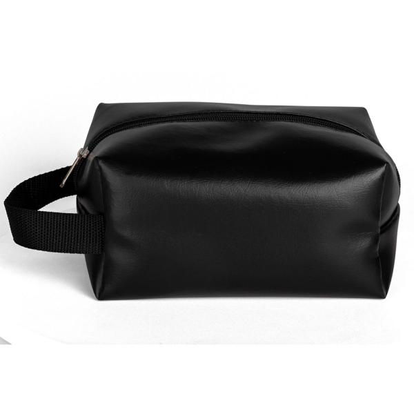 Miniatura: Necessaire C/ Alça Em Material Sintético - Preta