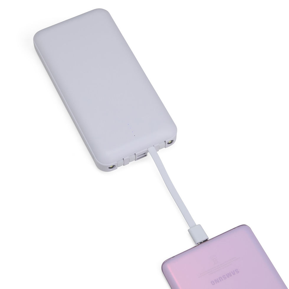 Miniatura: Power Bank 10.000mAh com Lanterna e Multissaídas
