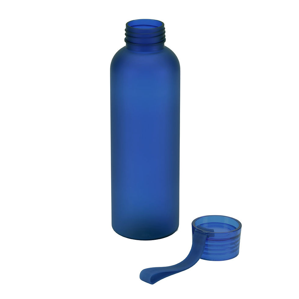 Miniatura: Squeeze esportiva em PET 100% reciclado, com acabamento fosco