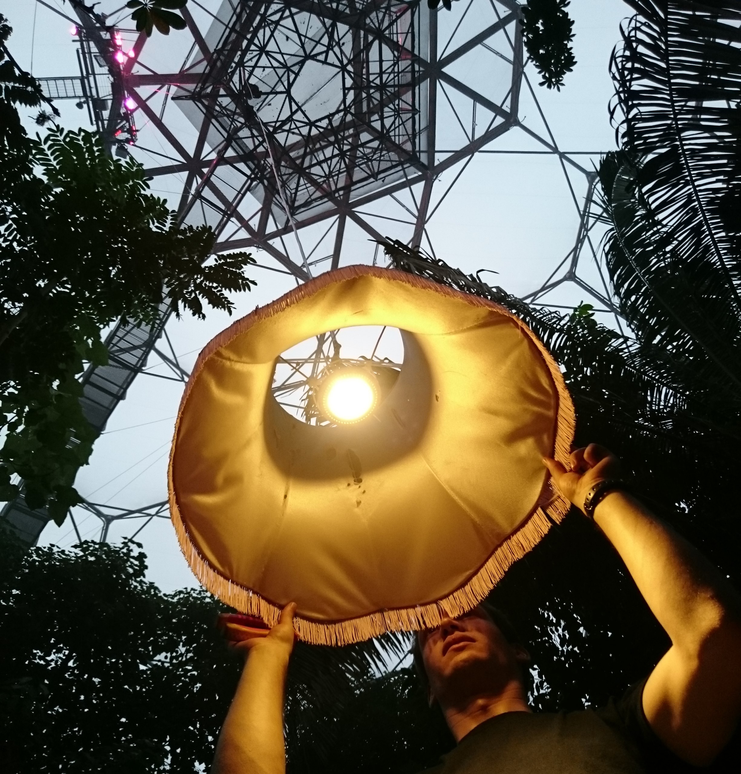 Rainforest ceiling lamp, 50m drop