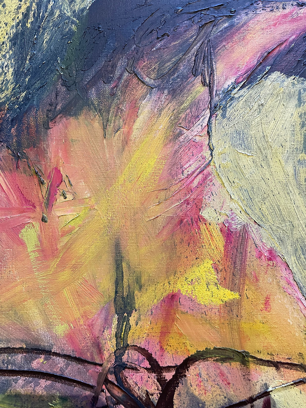 Miniature : Serge Vandercam (1924-2005),acrylique sur toile, signée, 1989, dim: 81x101 cm