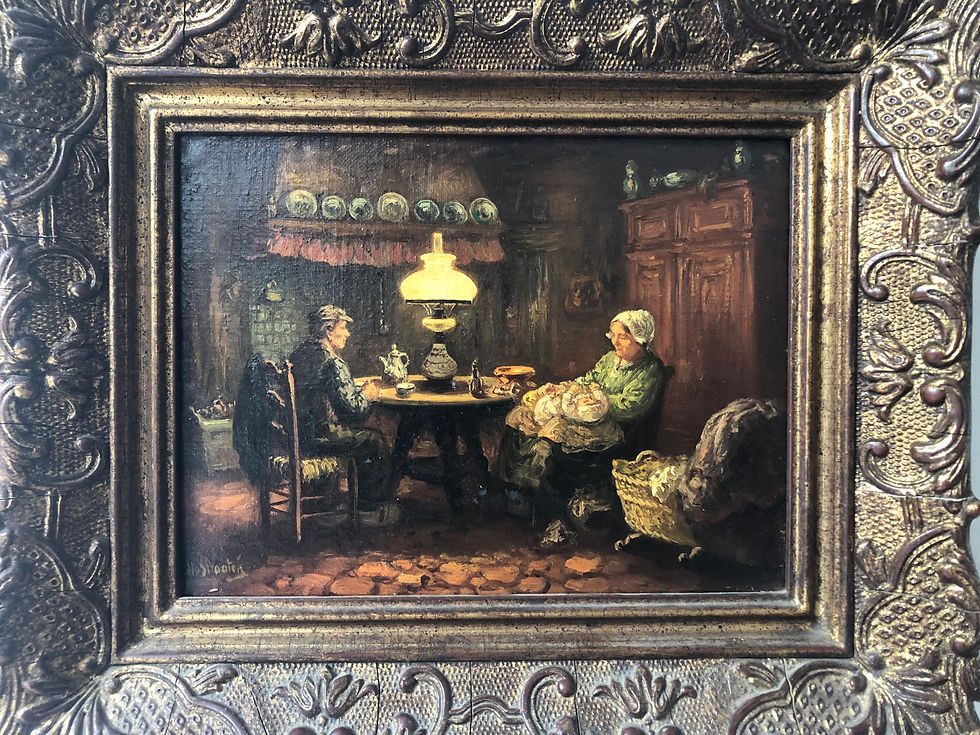 Miniature : H. van Straaten (NL) - ca 1910