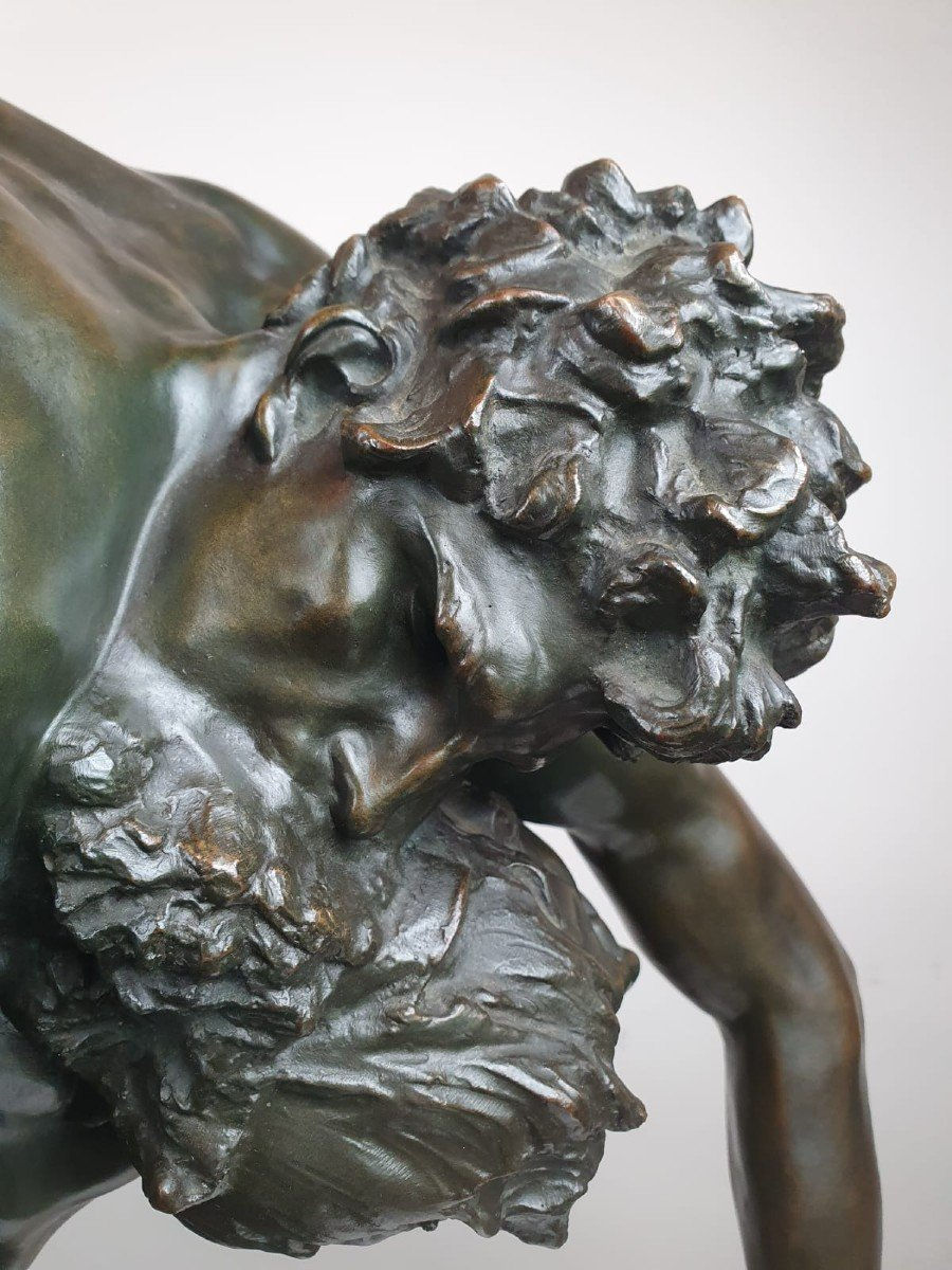 Miniature : Jef Lambeaux, « les lutteurs »