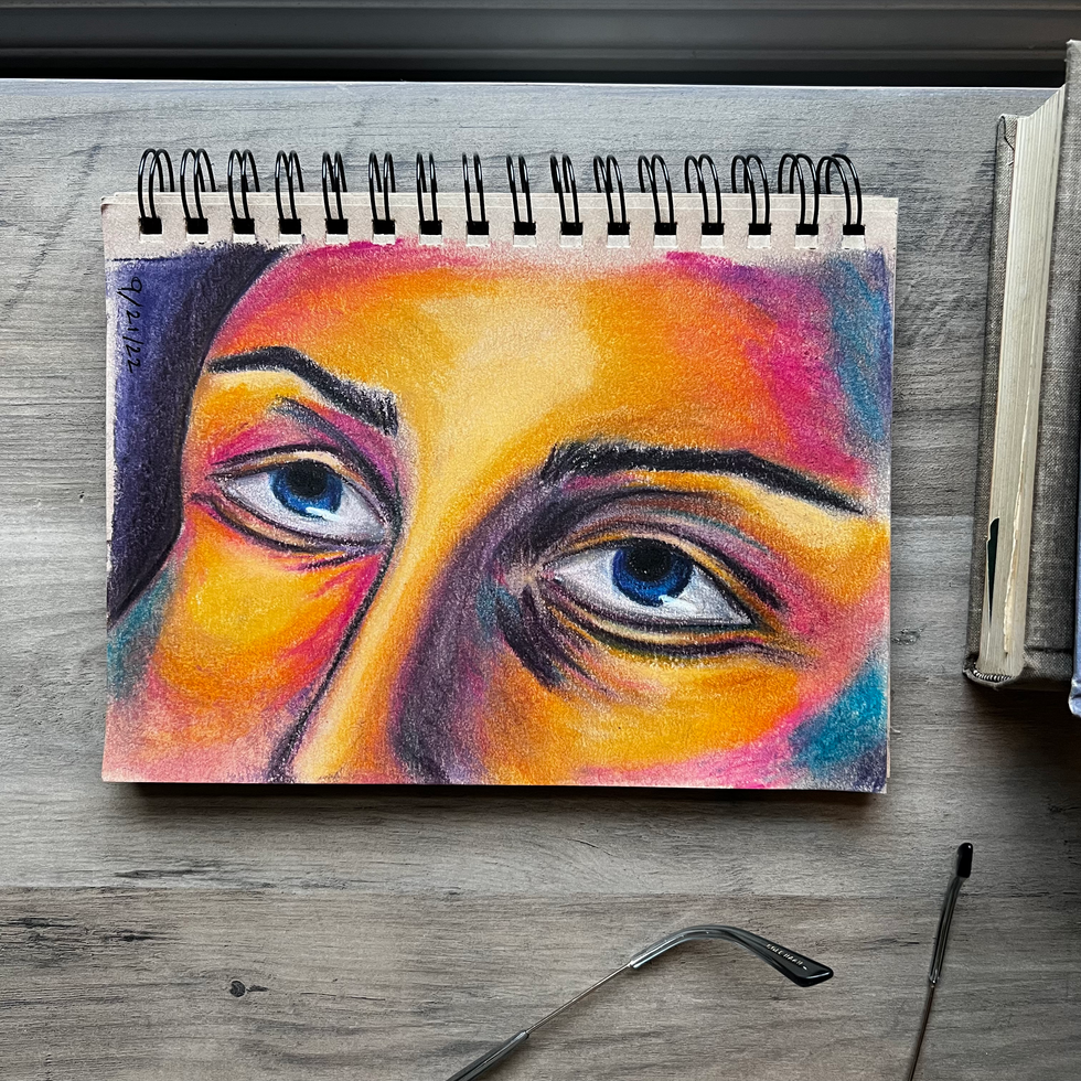 Chalk Portrait II, 2022