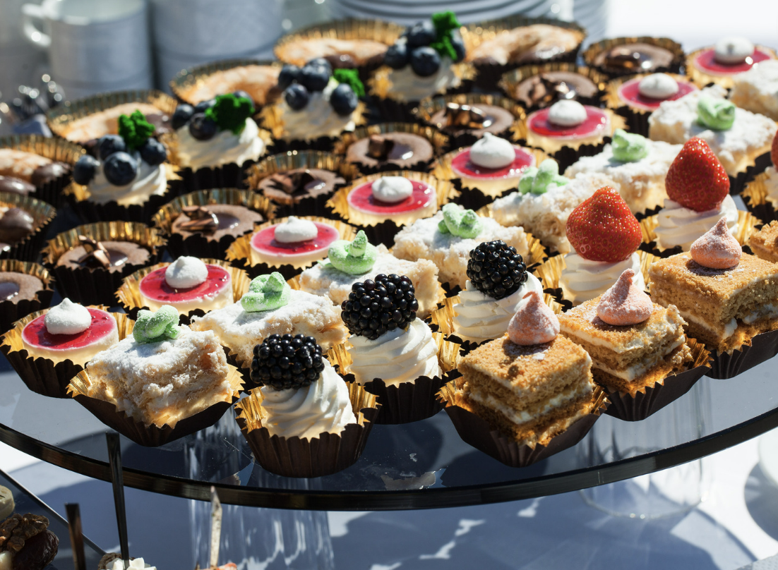 Arranged Food and Objects