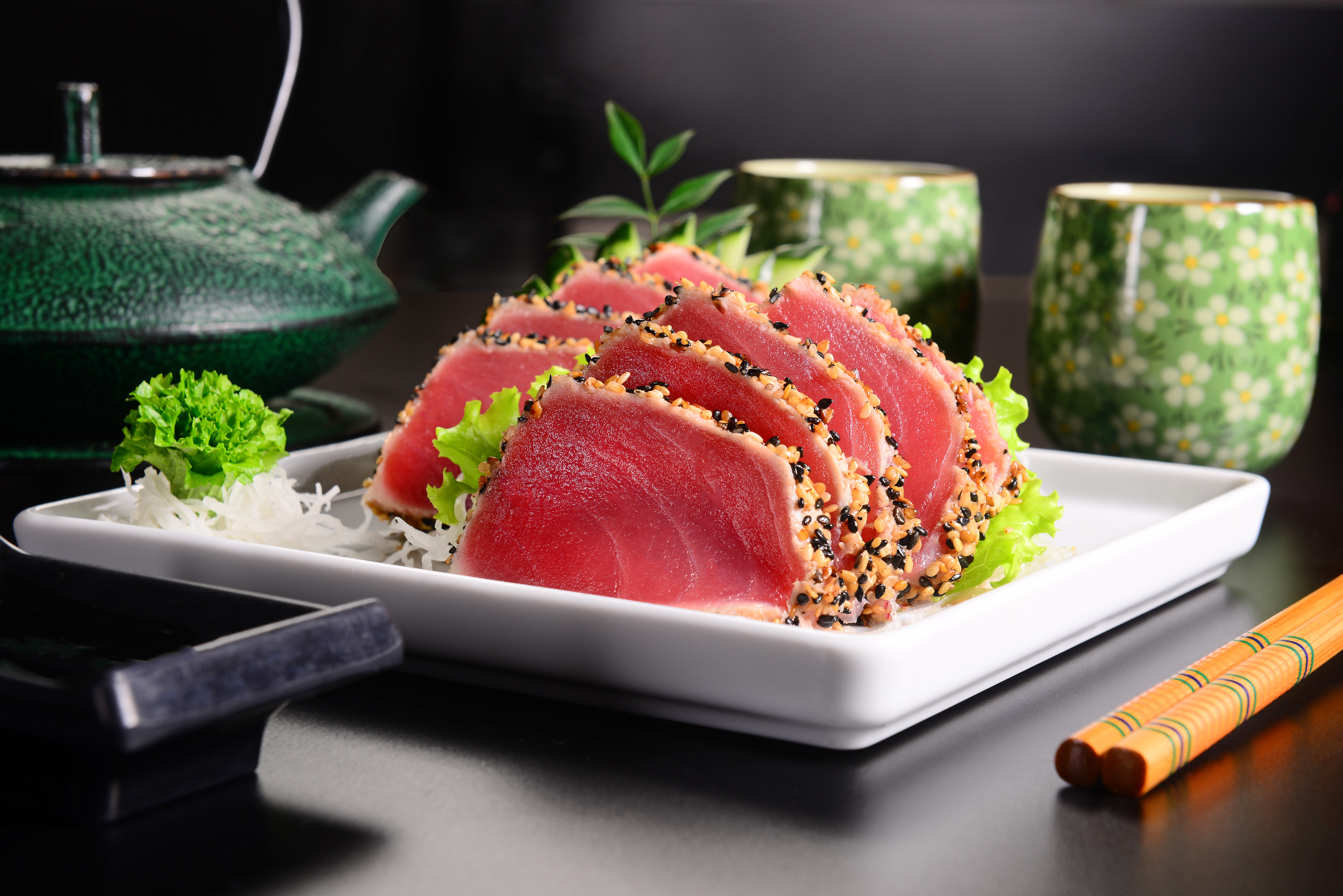 Arranged Food and Objects