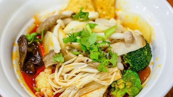 Spicy Veggie Hot Pot Soup 素食麻辣烫