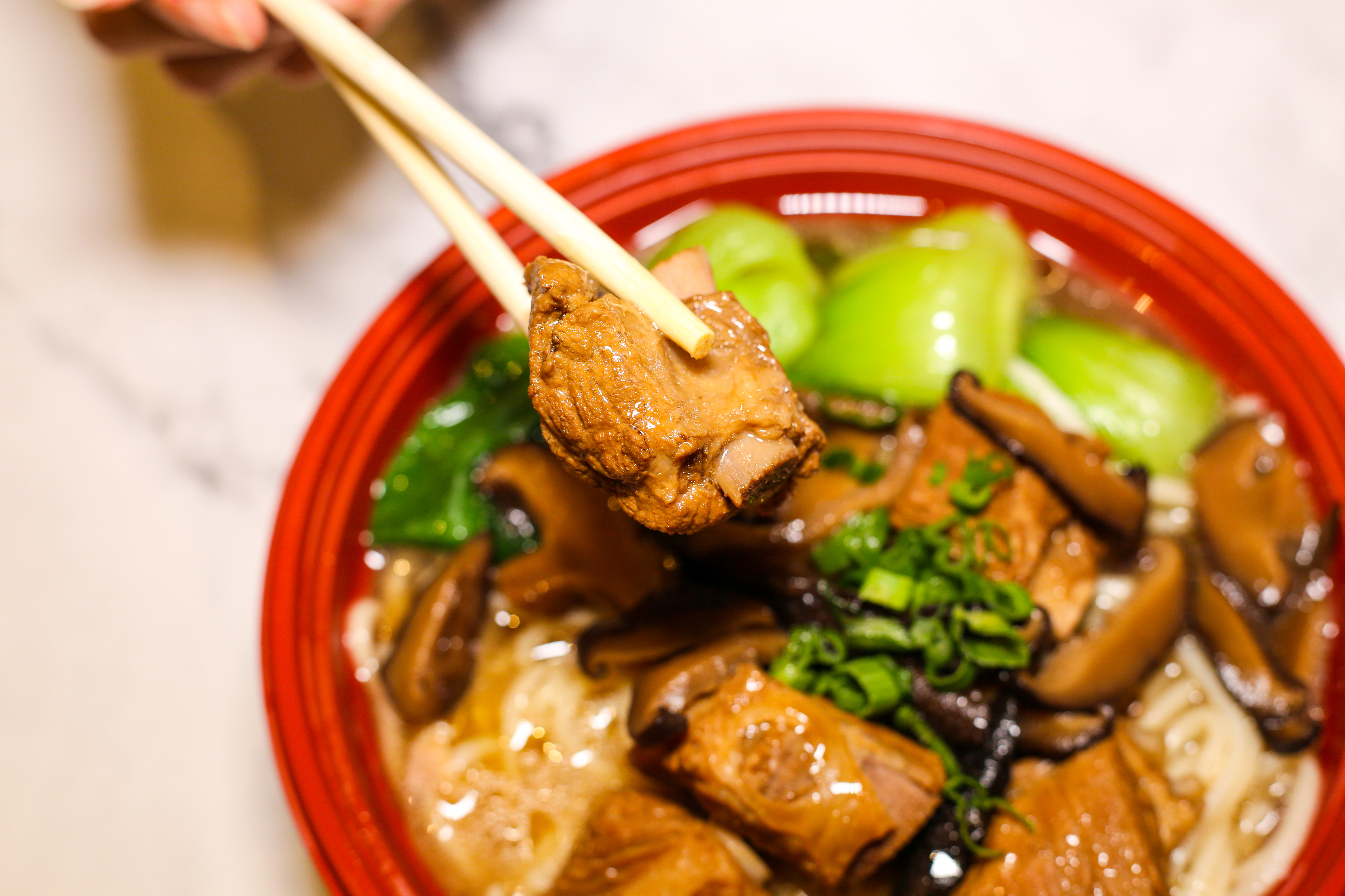 Arranged Food and Objects