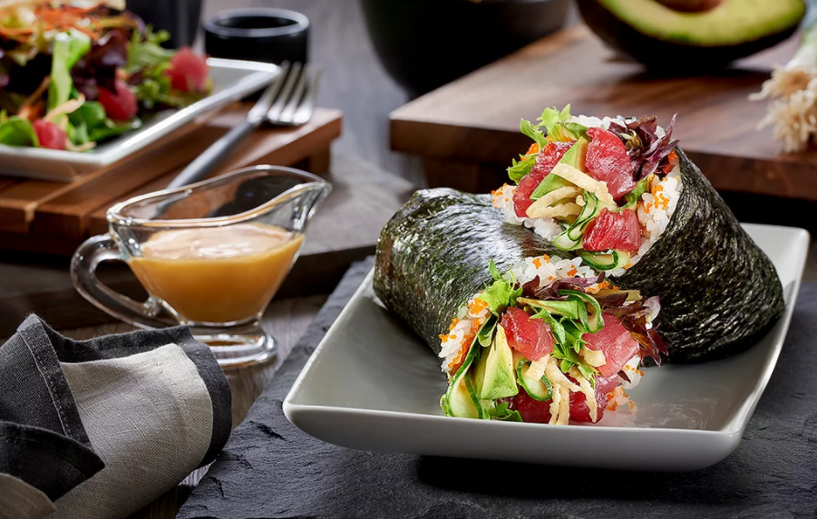 Arranged Food and Objects