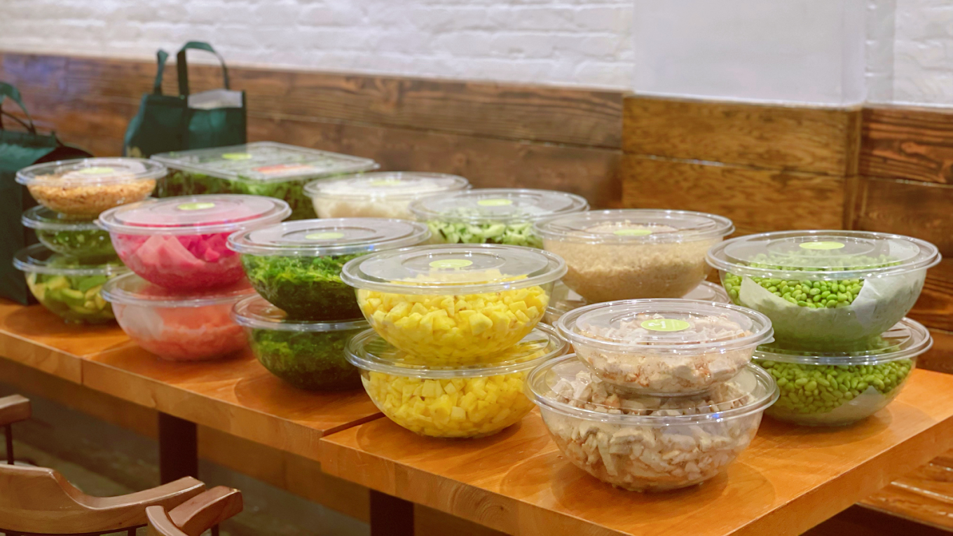 Arranged Food and Objects