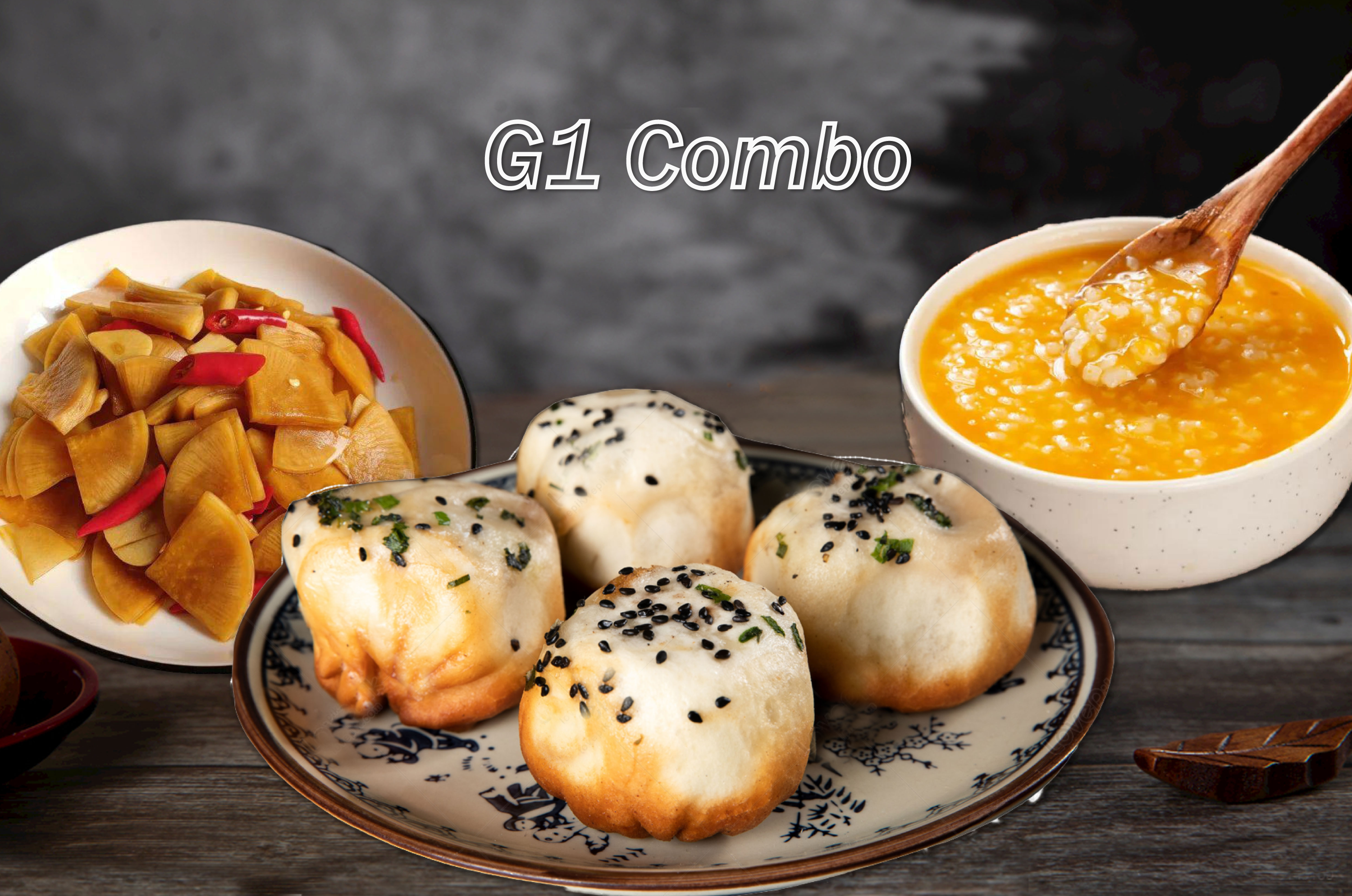 Arranged Food and Objects