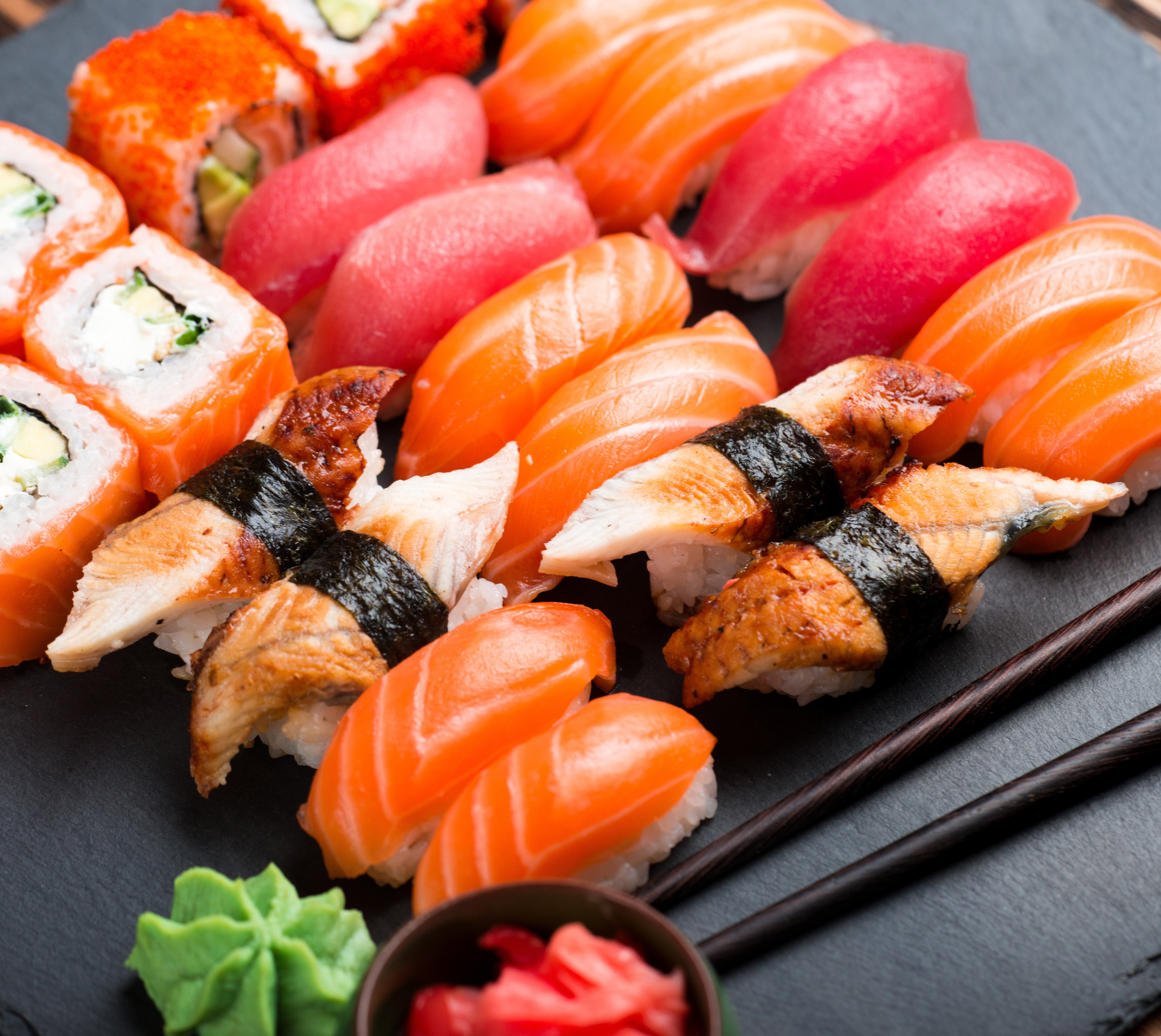 Arranged Food and Objects