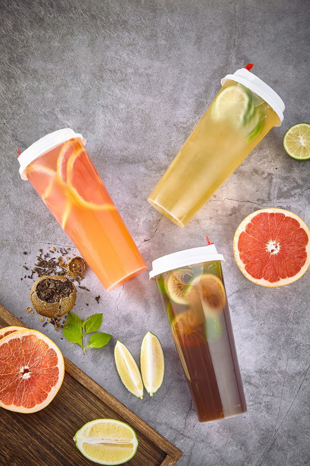 Arranged Food and Objects