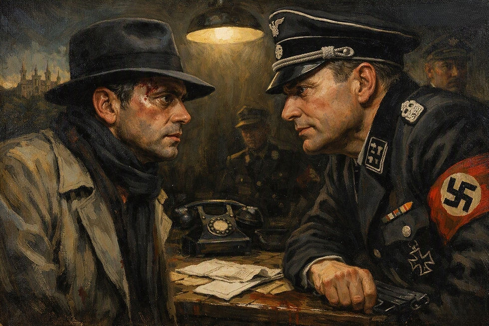 Konfrontation - Schatten von Lyon: Jean Moulin im Verhör durch Klaus Barbie 1943